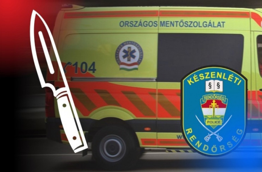 Késsel támadt a mentőápolóra